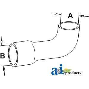 704289R2 - Radiator Hose, Upper - Image 1