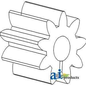 734850M1 - Gear, Balancer (Not Splined) - Image 1