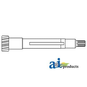 743137M1 - Shaft, Balancer Drive - Image 1