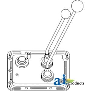 81814737L - Cover w/ Levers, Transmission - Image 1
