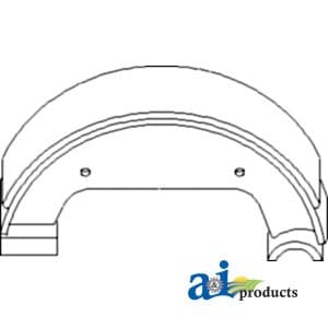 87344270 - Brake Shoe; Set of 2 - Image 1