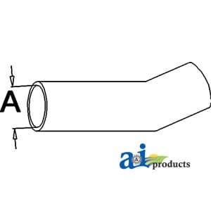 890195M1 - Radiator Hose, Upper - Image 1