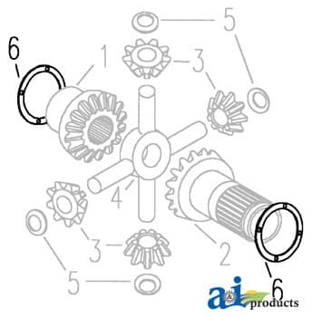 957E4228 - Washer, Thrust (Differential) - Image 1