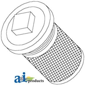 9N6730 - Drain Plug & Screen Assy. , Oil Pan - Image 1