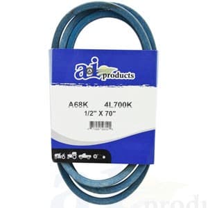 A68K - Aramid Blue V-Belt (1/2" X 70" )