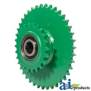 AE51818 - Sprocket, Mega Wide Pickup; Idler W/ Bearings, Double, 40/22 Teeth - Image 1