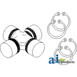 AL161324 - Cross & Bearing Kit; MFWD - Image 1