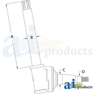 AR53880 - Spindle (RH/LH) - Image 1