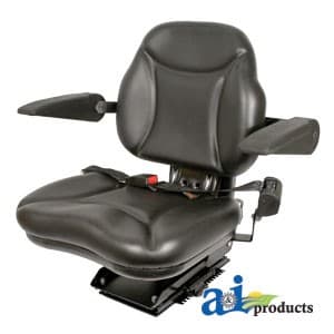 BBS108BL - "Big Boy" Seat; w/ Armrests, BLK, 330 lb / 150 kg Weight Limit - Image 1