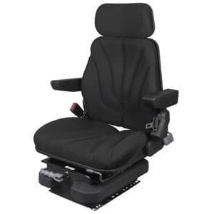 F10M4100 - Seat, F10 Series, Low Pro Mechanical Suspension, Black Cloth - Image 1
