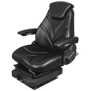 F20A5015 - Seat, F20 Series, Low Pro Air Suspension, Black Vinyl - Image 1