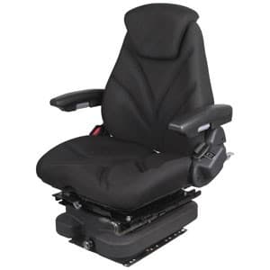 F20A5030 - Seat, F20 Series w/ Isolator, Low Pro Air Suspension, Black Cloth - Image 1