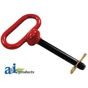 HP102 - Hitch Pin, Red Handled 5/8" x 4" - Image 1