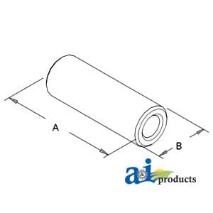 R73635 - Pivot Pin, Rear, Steering Motor, MFWD - Image 1