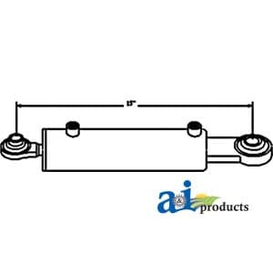 TLH002 - Hydraulic Top Link Cylinder (Cat I) (2" Bore) - Image 1