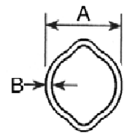 W047901 - Inner Profile Tube, w/ Drill Hole, 1bGA 	
