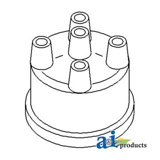 1024914M1 - Cap, Distributor (4 Cylinder)