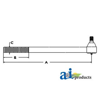 1028514M91 - Tie Rod (LH)