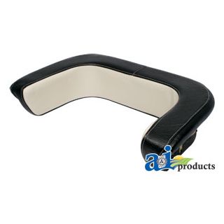 1031155M91-5 - Back Cushion, Wht/Blk