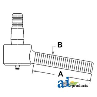 1032716M91 - Tie Rod End (Lh)