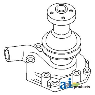 104354AS - Pump, Water w/ Pulley