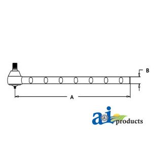 1044295M91 - Tie Rod, Inner (RH)