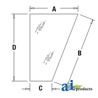 107234A1 - Glass, Knee, Lower (LH)