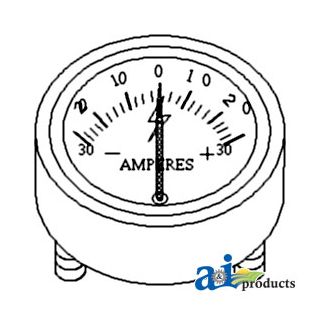 1073455M1 - Gauge, Ammeter (30-0-30)