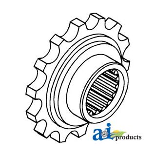 107415A - Coupler Sprocket, Front