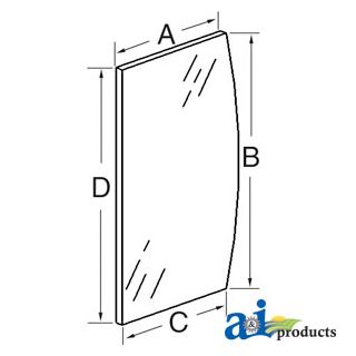 109131C2 - Glass, Windshield, Lower (LH)