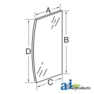 109132C2 - Glass, Lower (RH)