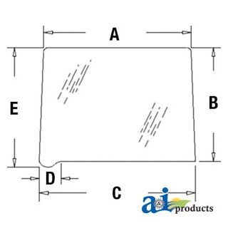 109168C1 - Glass, Rear, Quarter (RH/LH)