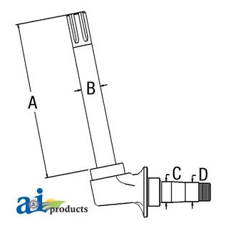 11B23156 - Spindle (RH/LH)