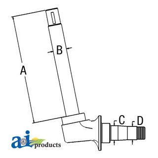 11B8726 - Spindle (RH/LH)