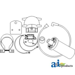 1247XT - Ignitor & Coil Conversion Kit; 12 Volt, Negative Ground