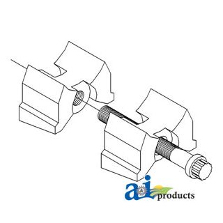 1287801C91 - Wedge Kit, Rear Wheel (3.25)