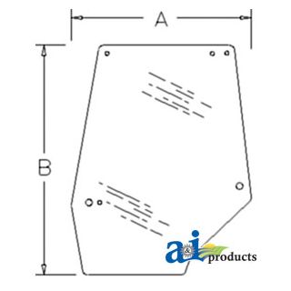1330931C2 - Glass, Door, Upper (LH)