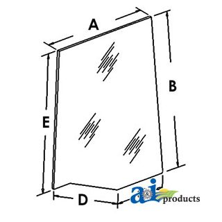 1340194C1 - Glass, Door (LH)