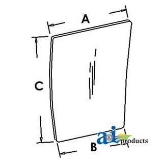 1340197C1 - Glass, Front (RH)