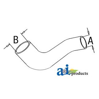 1438669R1 - Radiator Hose, Upper