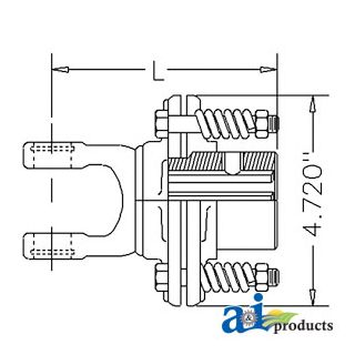 146261001 - Friction Clutch Adjustable, Coil Springs