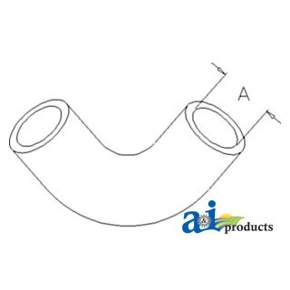 15531-72870 - Radiator Hose, Water Pump to Tube