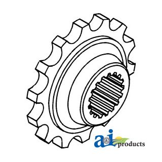 155533A - Coupler Sprocket, Rear