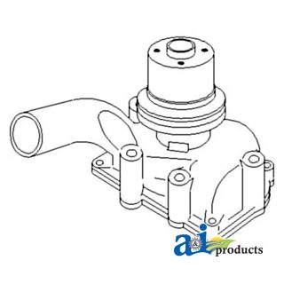 155911AS - Water Pump w/ Pulley