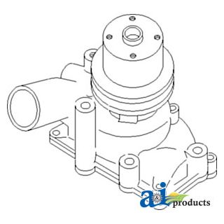 157400AS - Water Pump w/ Pulley