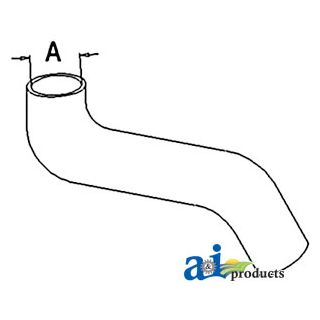 158715A - Radiator Hose, Upper