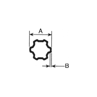 159280168 - Inner Tube, Rilsan Coated