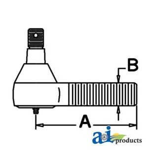 1617829M1 - Tie Rod End (RH)