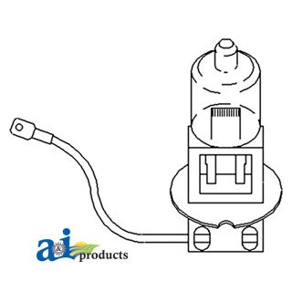 1628494M1 - Lamp Bulb H3 (12V 55W)