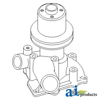 163365AS - Water Pump w/ Pulley